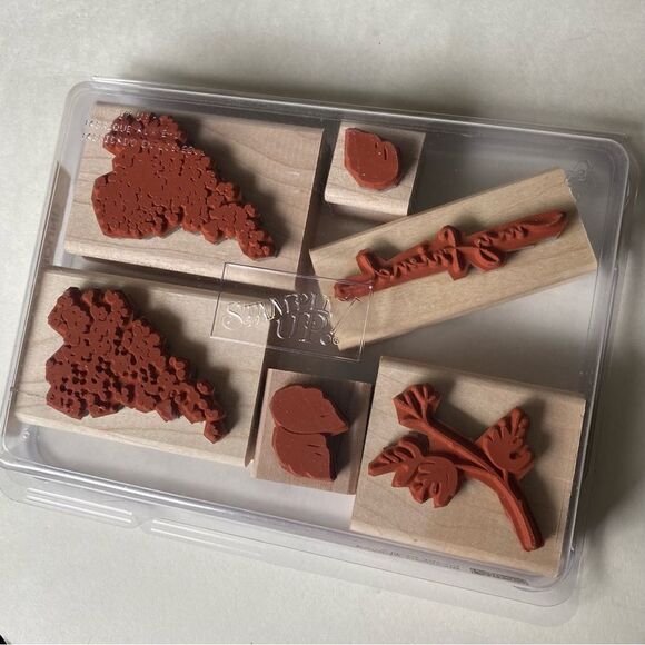 NEW Stampin’ Up! Retired Blossoms Abound, set of 6 incomplete (missing one) - Picture 2 of 4